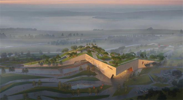 黃河博物館設(shè)計(jì)占地400畝，投資約19.3億元，打造鄭州新地標(biāo)